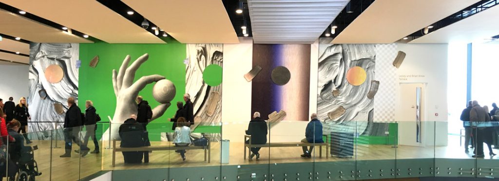 Internal view of the V&A Dundee Design Museum