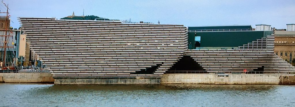 External view of the V&A Dundee Design Museum
