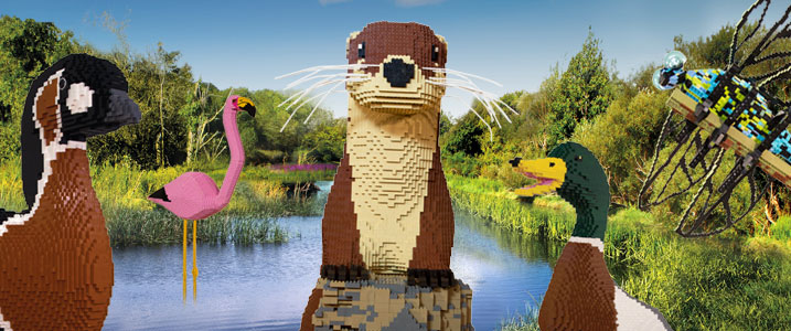Lego animals at London Wetland Centre