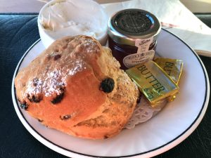 A scone at the Bay Hotel at Pettycur Bay