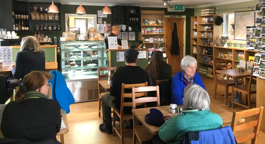 Internal view of Glencoe Café