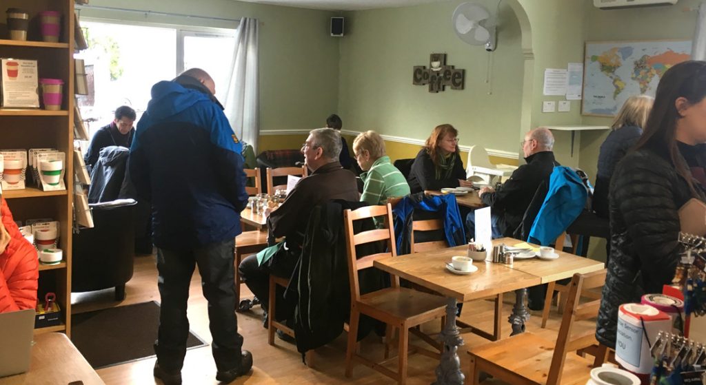 Internal view of Glencoe Café