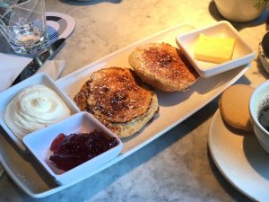 A scone at Scotts at Port Edgar