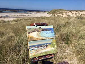 Paul Graham, en plein air on the Isle of Coll