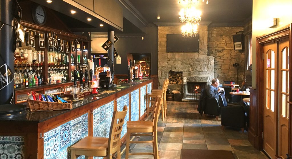 Internal view of the Star & Garter Hotel, Linlithgow