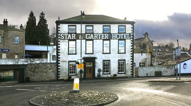 External view of the Star & Garter Hotel, Linlithgow