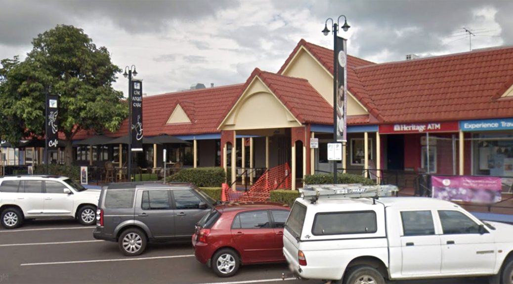 External view of the Angel Cafe in Toowoomba