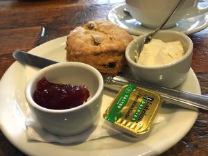A scone at Artisan Cafe in Stornoway
