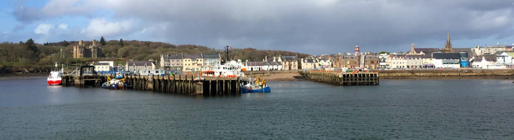 View of Stornoway harbour