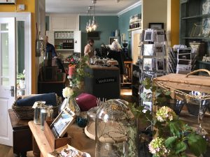 Internal view of The Green Door Café, Inverary