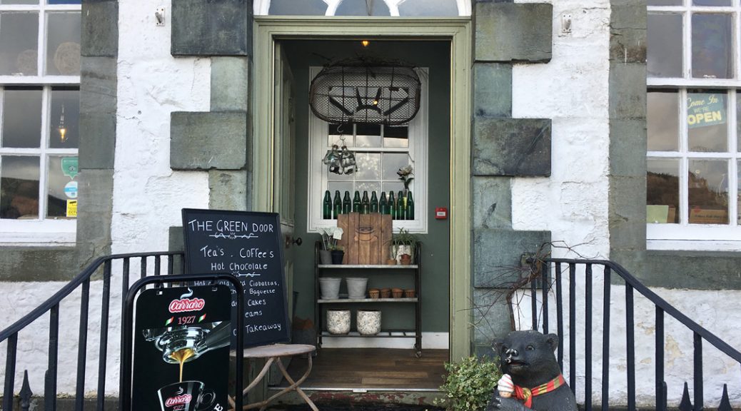 External view of The Green Door Café, Inverary