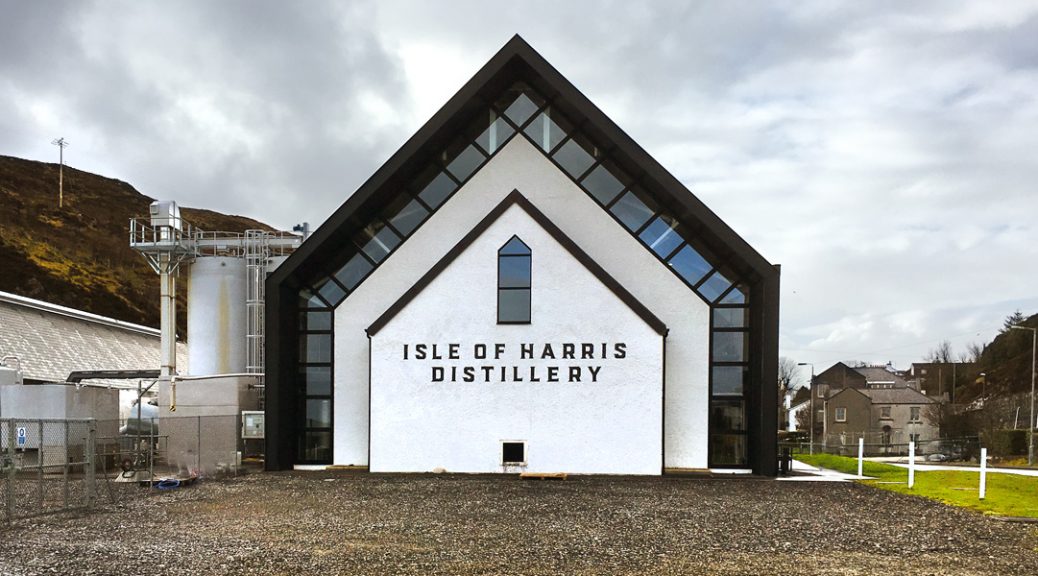 External view of Isle of Harris Distillery in Tarbert