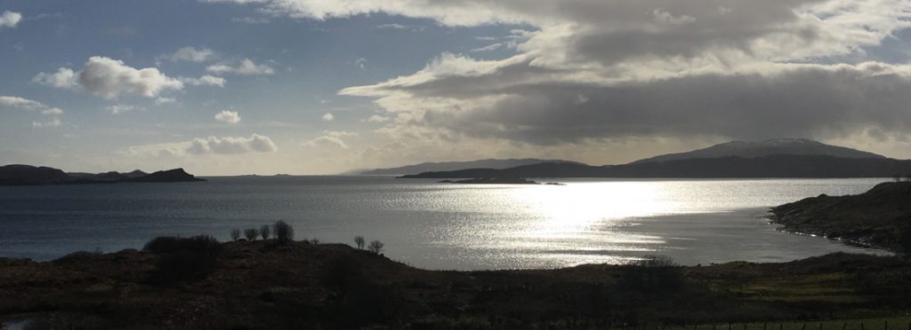 View from Loch Melfort Hotel