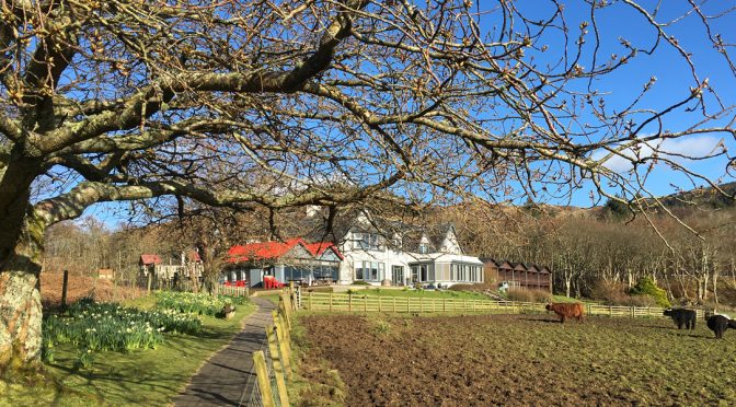 External view of Loch Melfort Hotel