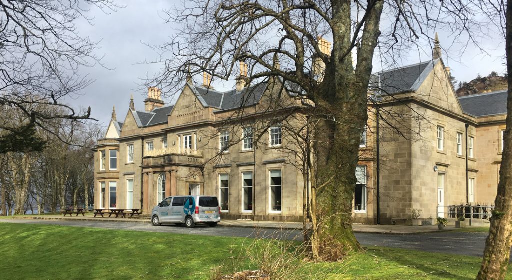 External view of Raasay House, Isle of Raasay