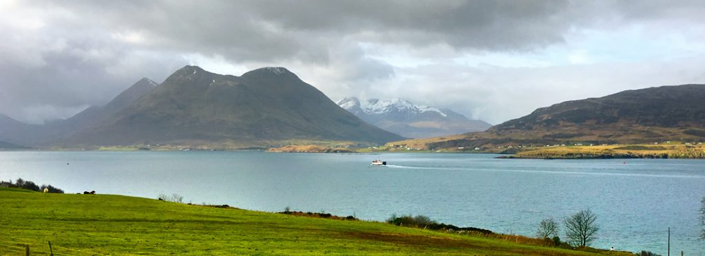 View from the distillery, Isle of Raasay