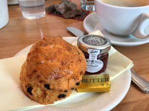 A scone at Dores Inn, Loch Ness