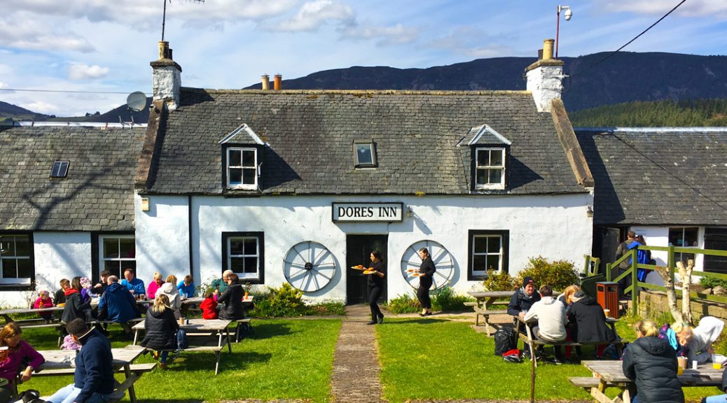 Extrenal view of Dores Inn, Loch Ness