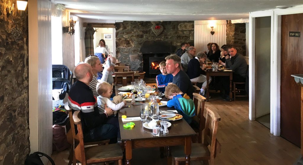 Internal view of Dores Inn, Loch Ness