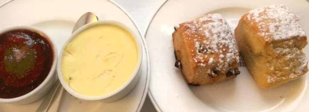 Scones at the Balmoral Hotel, Edinburgh