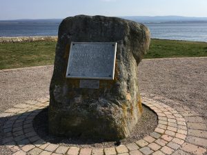 Plaque to the Brahan Seer at Chanonry Point, Fortrose