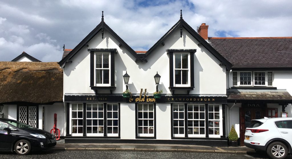 External view of the Old Inn, Crawfordsburn