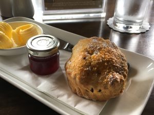 A scone at the Old Inn, Crawfordsburn