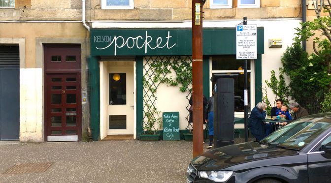 External view of the Kelvin Pocket Café, Glasgow