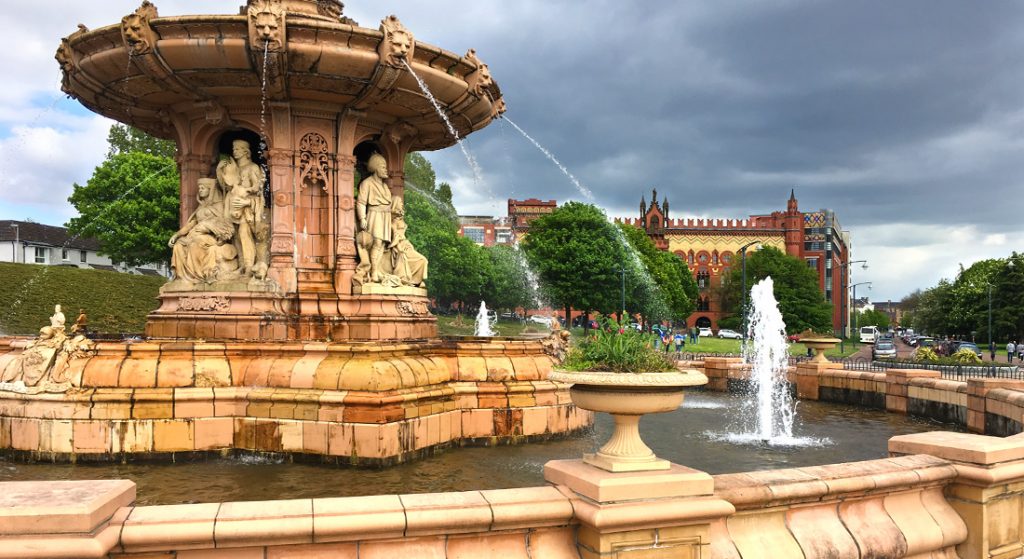 Terracota Fountain at Glasgow Green