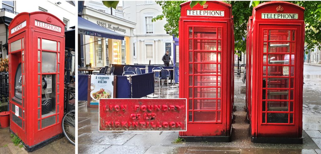 K6 telephone boxes in Cheltenham