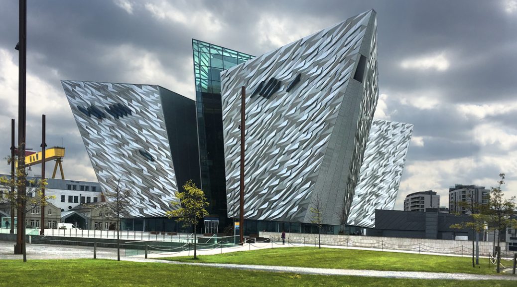 External view of the Titanic Belfast