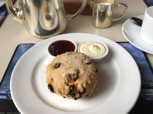 A scone at the HRY Britannia