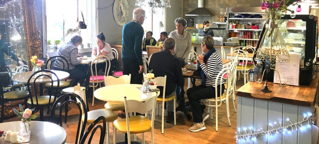 Internal view of the Sandyford Smithy Coffee Shop