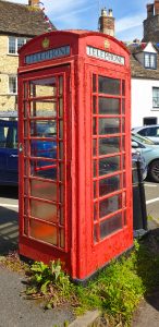 K6 telephone box in Tetbury
