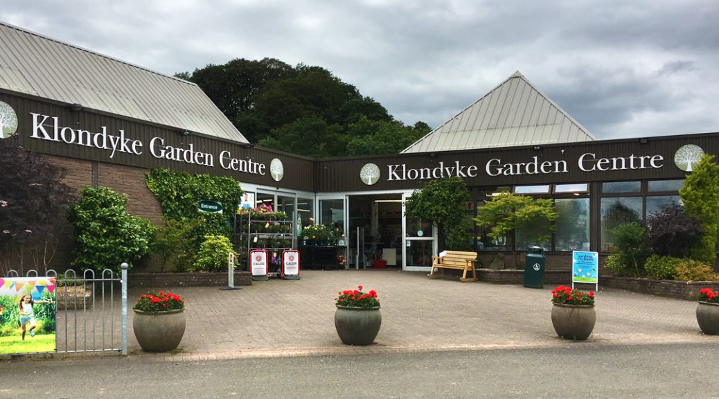 External view of Klondyke Garden Centre, Falkirk
