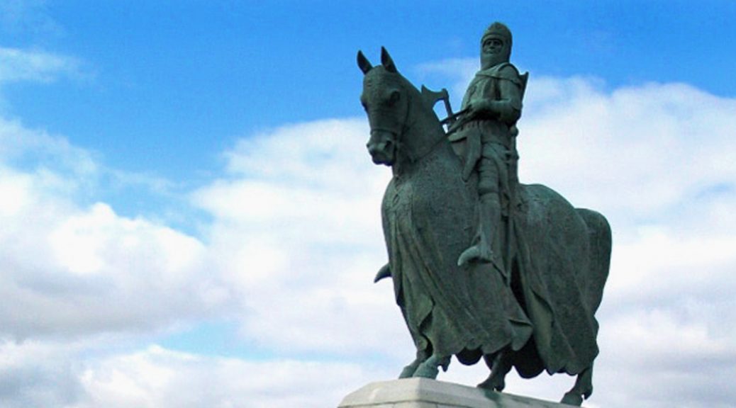 King Robert statue at the Battle of Bannockburn