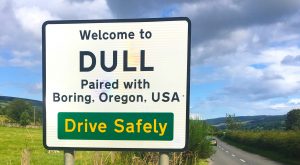 Signpost for Dull near Fortingall