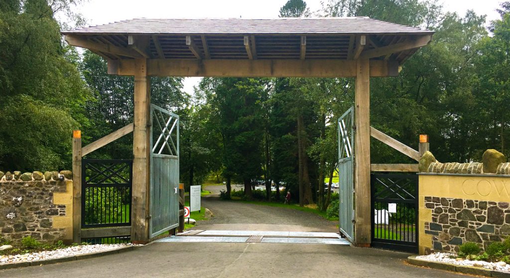 The entrance to the Japanese Garden at Cowden