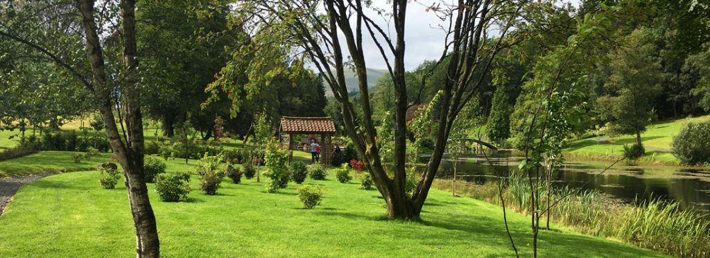 View of the Japanese Garden at Cowden