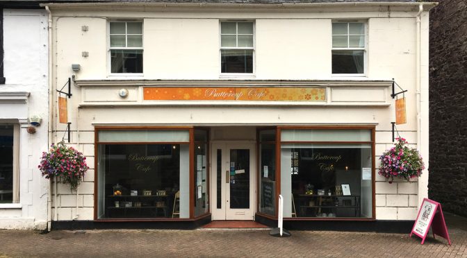 External view of the Buttercup Café, Doune