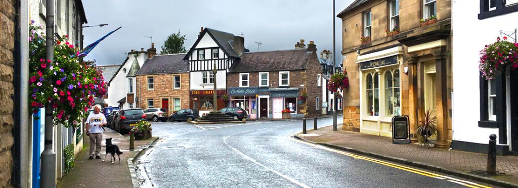 Doune on a wet day