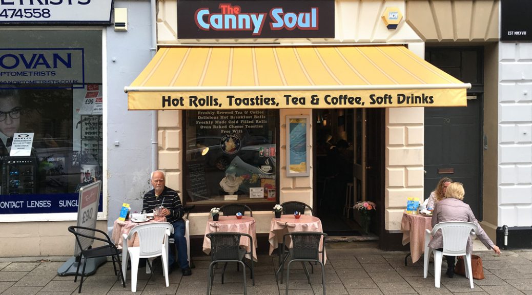 External view of the Canny Soul café in St Andrews