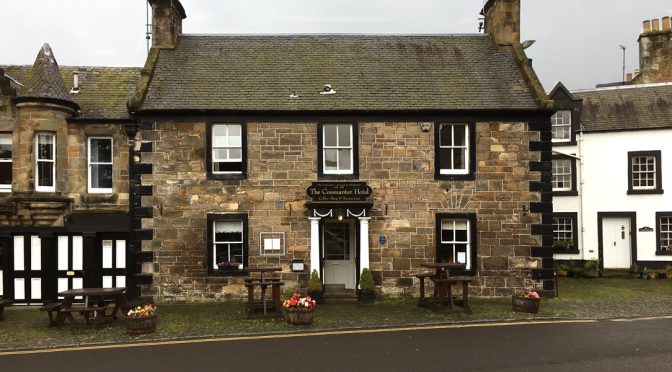 External view of the Covenanter Hotel in Falkland