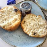 A scone at the Kelpies in Falkirk