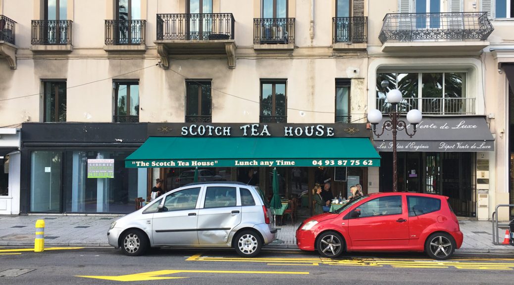 External view of the Scotch Tea House in Nice, France