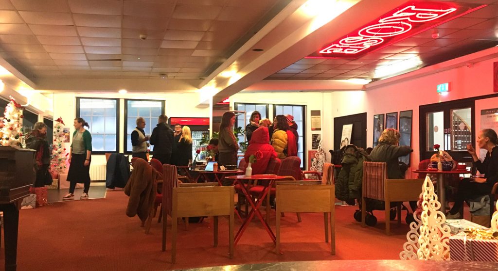Internal view of the Rose Café, Edinburgh