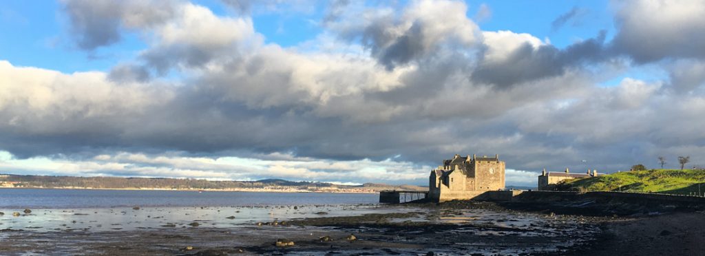 Blackness Castle on a December day
