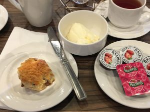 A scone at the Park Hotel, Falkirk