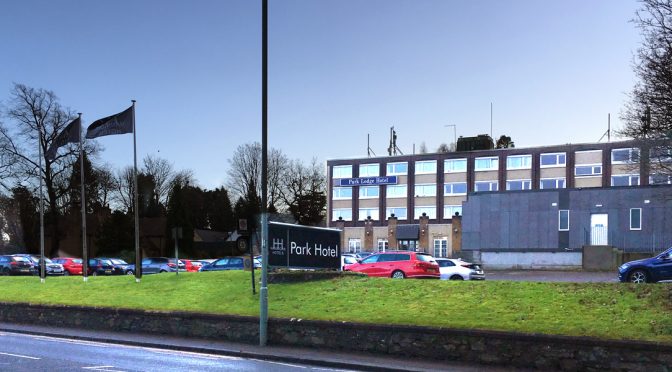 External view of the Park Hotel, Falkirk