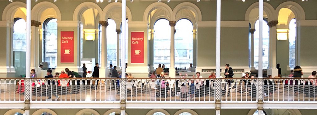 The Balcony Café at the Royal Scottish Museum, Edinburgh